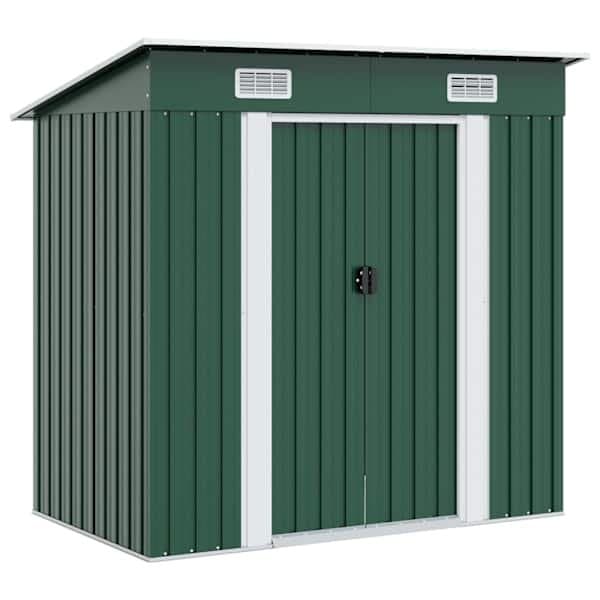 Kaubaplats - Metallist aiakuur 190 × 124 × 181 cm – roheline – tasuta tarne €296.90